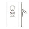 thumbnail image 1 of best uncle ever quote heart square cell ph  stand holder bracket universal support, 1 of 3
