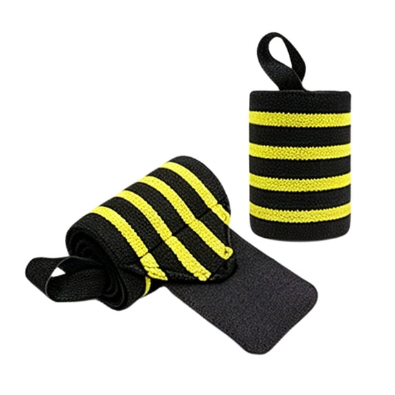 bestolf 2Pcs Wrist Compression Strap Adjustable Wrist Support Wrap Sprain Prevention Men Women Strength Training Weightlifting Deadlifts Wrist Brace