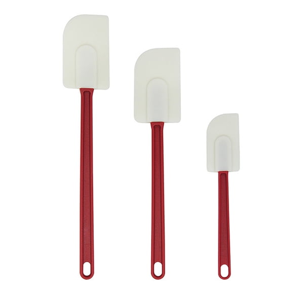 bestolf 3Pcs Silicone Spatula Set Heat Resistant Scraper And Spreader for Jams Butter Bowls Non-Stick Kitchen Utensils