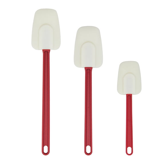 bestolf 3Pcs Silicone Spatula Set Heat Resistant Scraper And Spreader for Jams Butter Bowls Non-Stick Kitchen Utensils