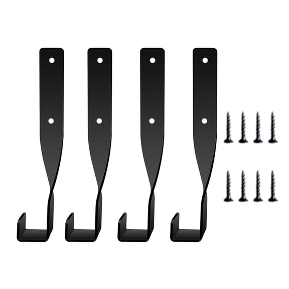 bestolf 4 Pcs Heavy-Duty Storage Rack Chainsaw Wall Mount Holder Rustproof Corrosion Resistant String Trimmer Hanger Storage Rack