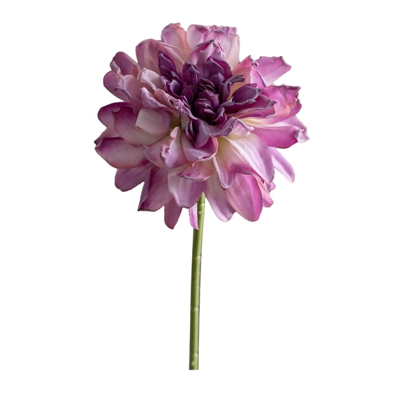 bestolf 6 Pcs Artificial Dahlias Flower 11" Fake Silk Dahlia Bouquet with Stem for Wedding Bouquets Home Office Table Centerpiece Floral Arrangements