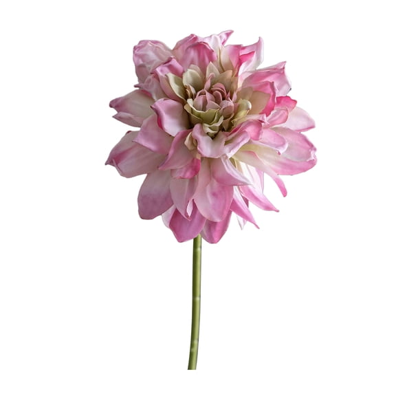 bestolf 6 Pcs Artificial Dahlias Flower 11" Fake Silk Dahlia Bouquet with Stem for Wedding Bouquets Home Office Table Centerpiece Floral Arrangements