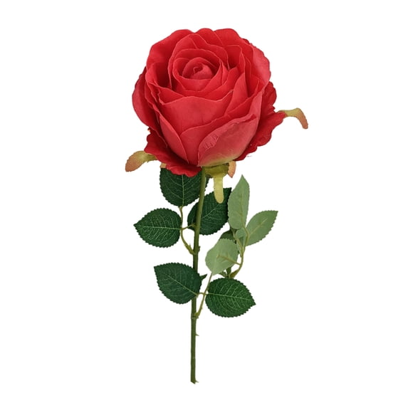 bestolf Artificial Rose Flower, Long Stem Fake Silk Roses for DIY Bridal Bouquet, Wedding Party Centerpiece, Home Table Decor