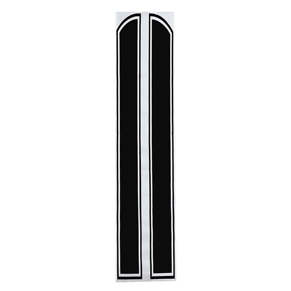 bestolf Auto Car Racing Rally Dual Stripes Hood Side Roof Tail Stickers ...