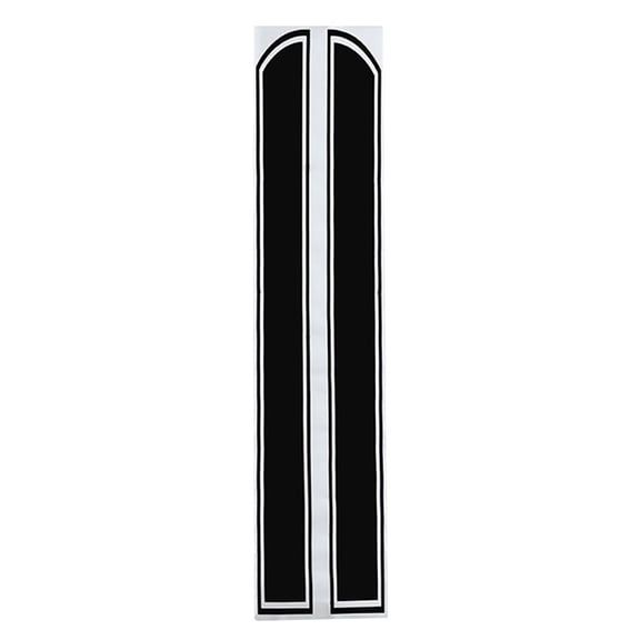 bestolf Auto Car Racing Rally Dual Stripes Hood Side Roof Tail Stickers Decals Decor