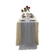 thumbnail image 1 of bestolf Boho Cheesecloth Table Runner Rustic Wrinkled Table Runner Elegant Table Runner for Wedding Bridal Shower Party Dining Table Decor, 1 of 8