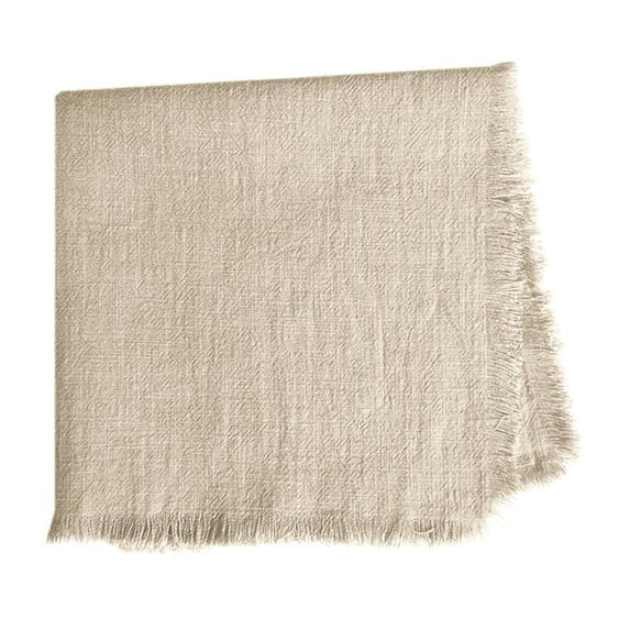 bestolf Boho Linen Napkin, 18 Inch Washable Fringed Fabric Napkin, Farmhouse Napkin for Dining Table Home Wedding Bridal Shower