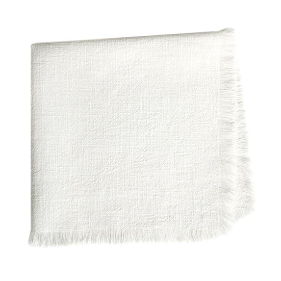 bestolf Boho Linen Napkin, 18 Inch Washable Fringed Fabric Napkin, Farmhouse Napkin for Dining Table Home Wedding Bridal Shower