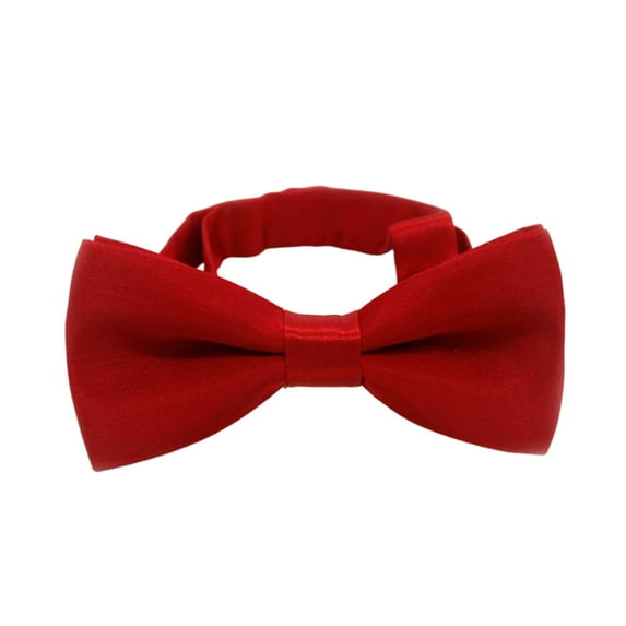 bestolf Bow Ties Solid Color Pre-tied Bow Ties Adjustable Neck Bowtie for Graduation Wedding Party