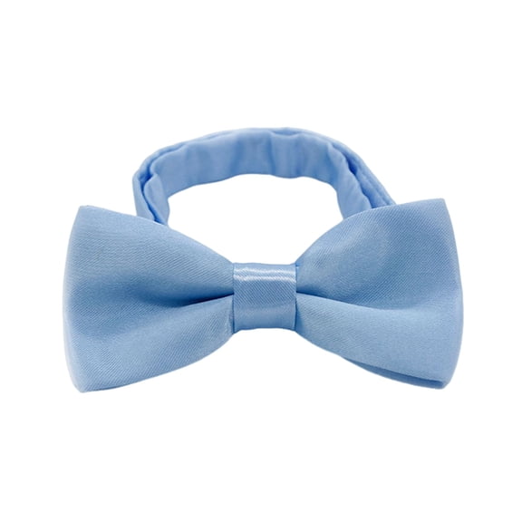 bestolf Bow Ties Solid Color Pre-tied Bow Ties Adjustable Neck Bowtie for Graduation Wedding Party
