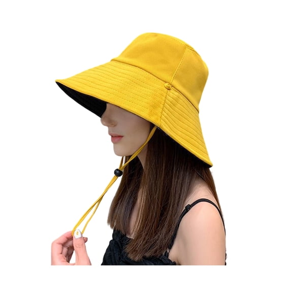 bestolf Bucket Hat 360 Degree UV Protection Adjustable Drawstring Fisherman Hat with Wide Brim Summer Travel Hat