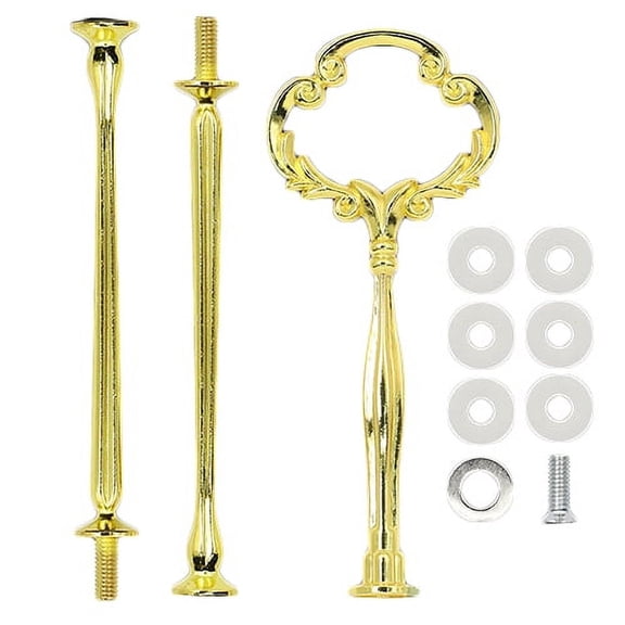 bestolf Cake Holder Stick Reusable Not Easy to Break Solid Cake Dessert Hardware Fitting
