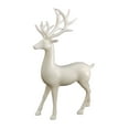 thumbnail image 1 of bestolf Christmas Reindeer Figurine Small Deer Statue Tabletop Resting/Standing Elk Sculpture for Indoor Home Office Tabletop Mantle Cabinet Desktop Decor, 1 of 8
