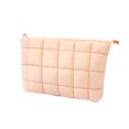 thumbnail image 1 of bestolf Cosmetic Bag Compact Quilted Makeup Bag with Top Zipper Closure Spacious Inner Pocket Travel Organizer Handbag Makeup Pouch (Pink ), 1 of 8