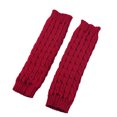 thumbnail image 1 of bestolf Fleece Lined Leg Warmers Women Knitted Long Boot Socks Knee-High Thick Calf Warmers for Daily Wear Skating, 1 of 8