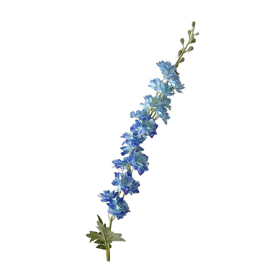 bestolf Larkspur Artificial Flowers Realistic Delphinium with Bendable Stems Rustic Floor Vase Decor for Home Wedding Decor Reusable Floral Arrangements (Blue)