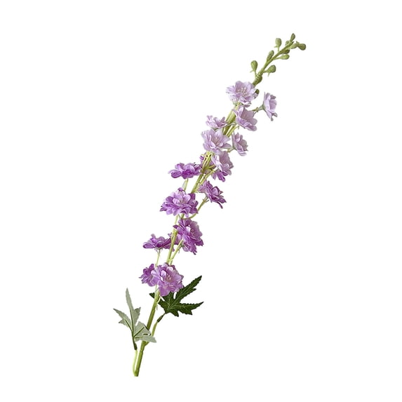 bestolf Larkspur Artificial Flowers Realistic Delphinium with Bendable Stems Rustic Floor Vase Decor for Home Wedding Decor Reusable Floral Arrangements