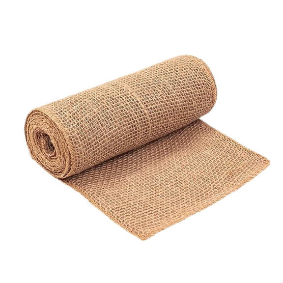 bestolf Natural Burlap Tree Protection Wrap Wide Plant Warming Belt Jute Trunk Guard Protector Antifreeze Bandage