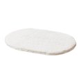 thumbnail image 1 of bestolf Oval Bath Mat Thick Super Absorbent Plush Area Rug Shaggy Carpet Backing Machine Washable Soft Bathroom Floor Mat, 1 of 8
