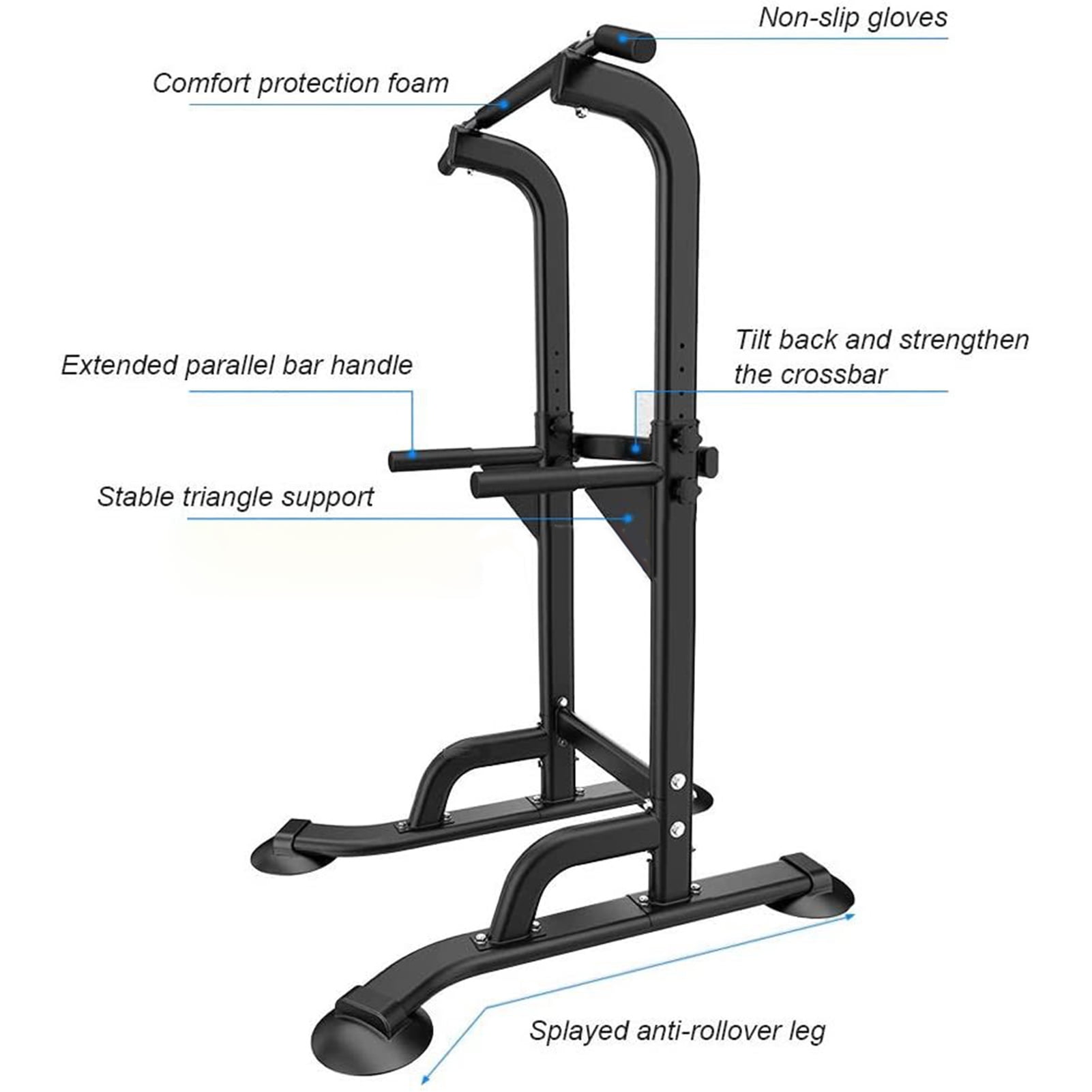 bestolf Pull Up Bar, Power Tower Dip Station, Portable Pullup