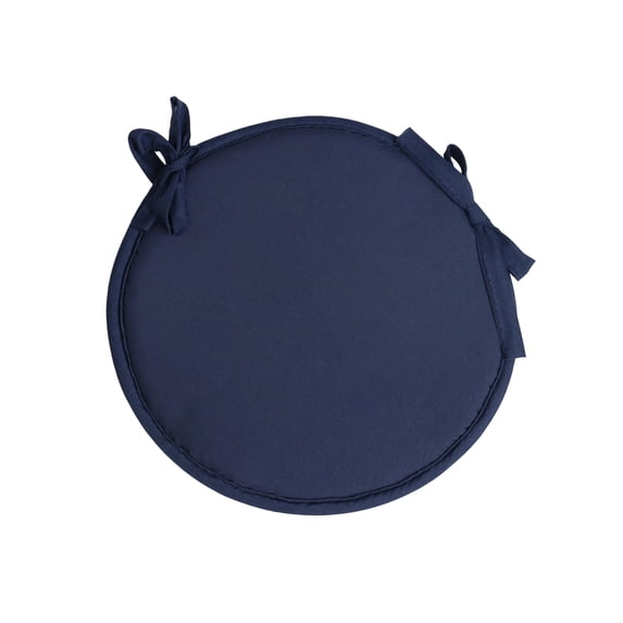 bestolf Seat Cushion Round Design Sponge Cushion Patio Meditation Yoga Chair Sofa Tatami Mat Knee Support Home Bedroom Decor (Navy Blue 30cm)