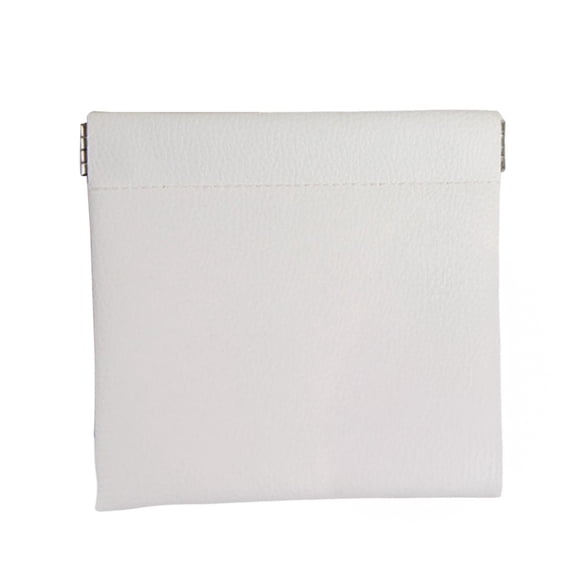 bestolf Snap Closure Pouch Faux Leather Portable Coin Purse Mini Cosmetic Bag Organizer