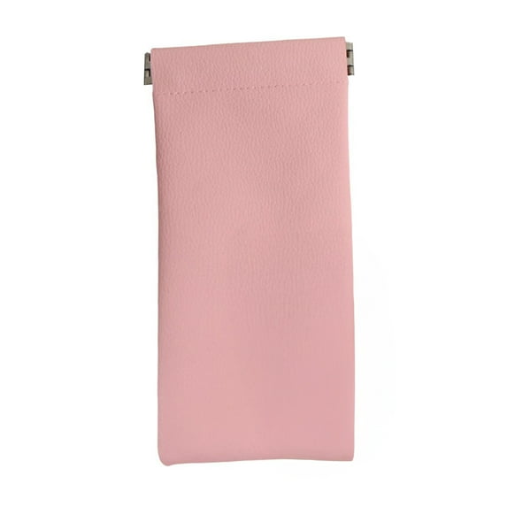 bestolf Snap Closure Pouch Faux Leather Portable Coin Purse Mini Cosmetic Bag Organizer