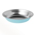 thumbnail image 1 of bestolf Stainless Steel Pet Bowl Silicone Bottom Small Medium Large Dogs Cats Feeding Bowl Anti-tip Pet Water Treat Food Feeder Bowl (Blue ), 1 of 8