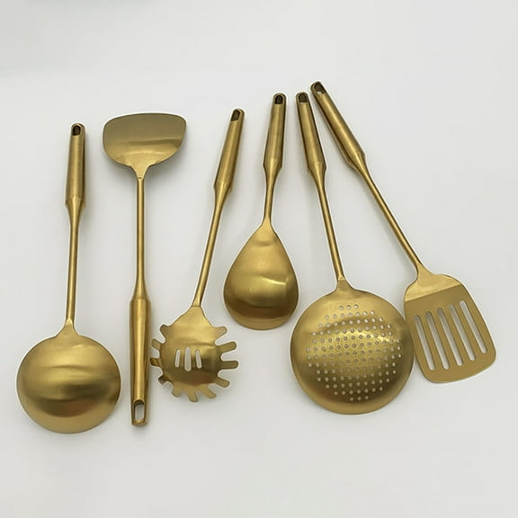 bestolf Stainless Steel Soup Ladle Large Spatula Set Kitchen Utensils Cooking Trowel Kitchenware Gift