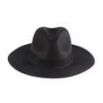 thumbnail image 1 of bestolf Straw Hat High-Density Natural Straw Fabric Lightweight Sun Protection Wide Brim Flat Top Summer Hat, 1 of 7