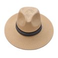 thumbnail image 1 of bestolf Sun Hat with Wide Brim Retro Hat Sun Protection Mesh Design Foldable Hat for Travel Fishing, 1 of 8