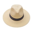 thumbnail image 1 of bestolf Sun Hat with Wide Brim Retro Hat Sun Protection Mesh Design Foldable Hat for Fishing (Beige ), 1 of 8