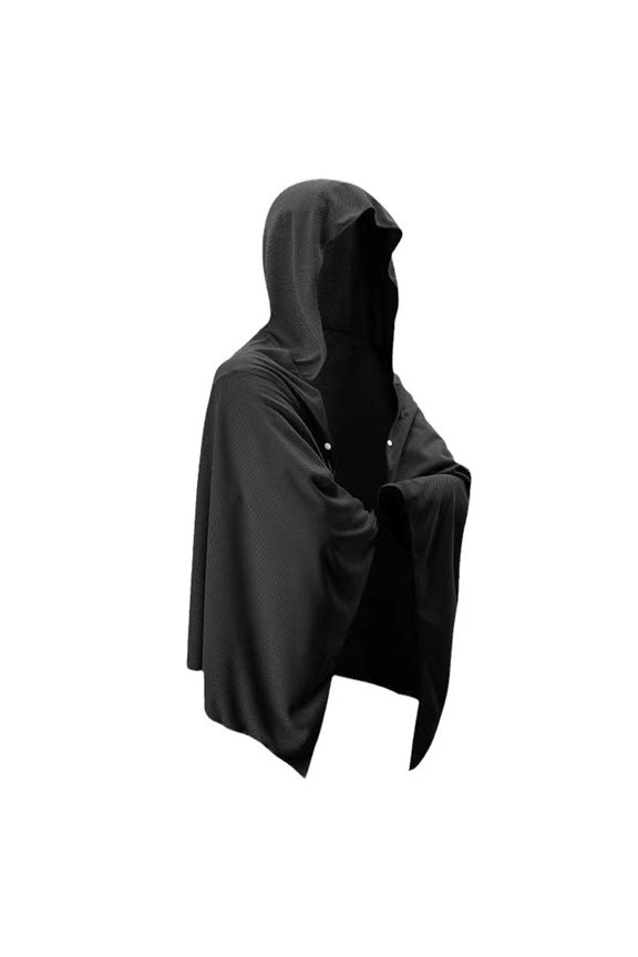 Sun Protection Poncho Hooded Cooling Cape UV Protection Lightweight Foldable Beach Cover Windproof Sun-proof Cloak