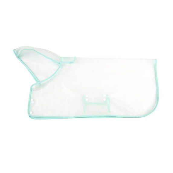 bestolf Transparent Dog Raincoat Waterproof Pet Poncho Rain Jacket Hooded Rain Coat with Leash Hole for Puppies Small to Large Dogs