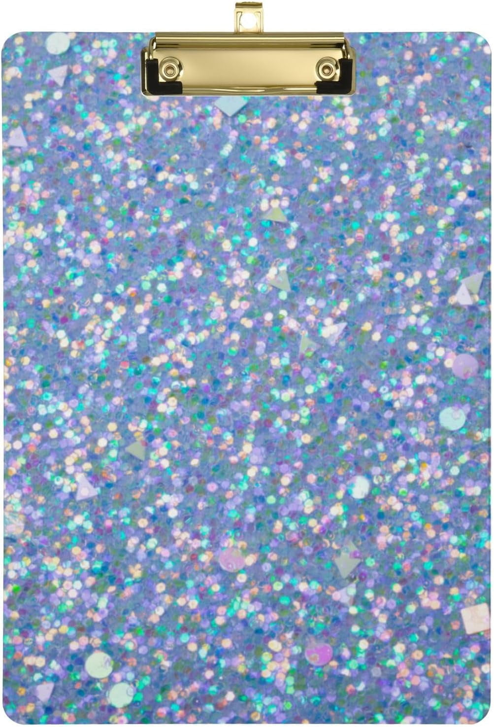 bestwell Light Blue Glitter Texture Clipboard Acrylic Fashion Letter A4 ...