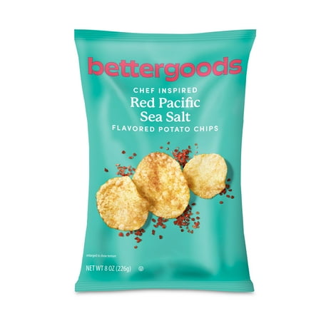 better-good Chef's Inspired Red Pacific Sea Salt Flavored Potato Chips, 8 oz