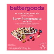 bettergoods Berry Pomegranate Nut Bars, 1.4 oz, 5 Count