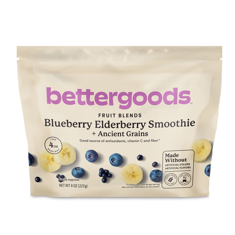 bettergoods Blueberry Elderberry Ancient Grains Smoothie Mix 8 oz