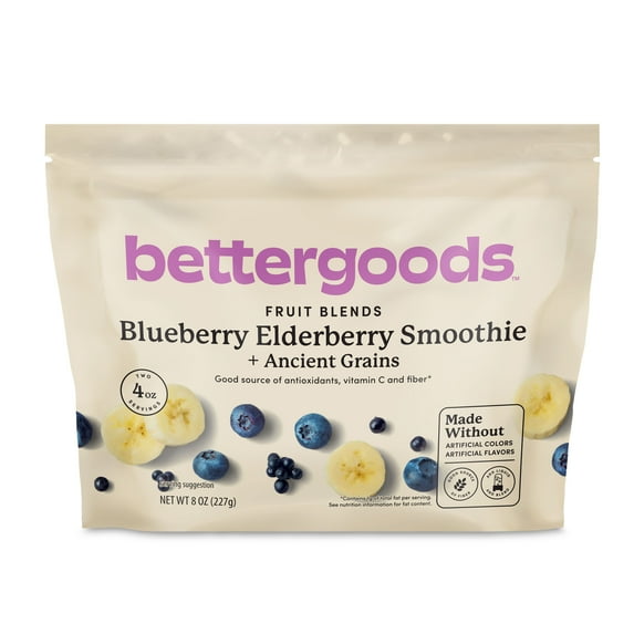 bettergoods Blueberry Elderberry + Ancient Grains Smoothie Mix, 8 oz