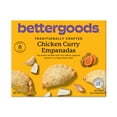 thumbnail image 1 of bettergoods Chicken Curry Empanadas, 9.6 oz, 8 Count (Frozen), 1 of 9