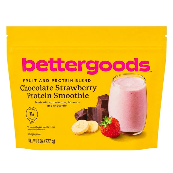 bettergoods Chocolate Strawberry Protein Smoothie, 8 oz (Frozen)