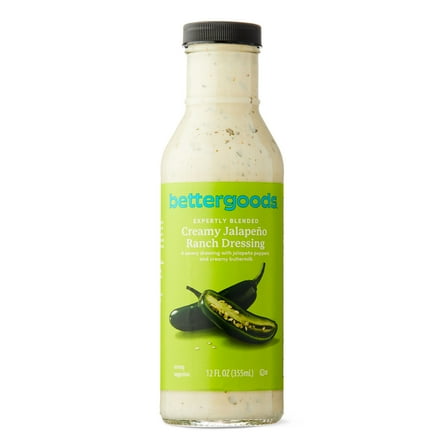 bettergoods Creamy Jalapeno Ranch Dressing, 12 fl oz