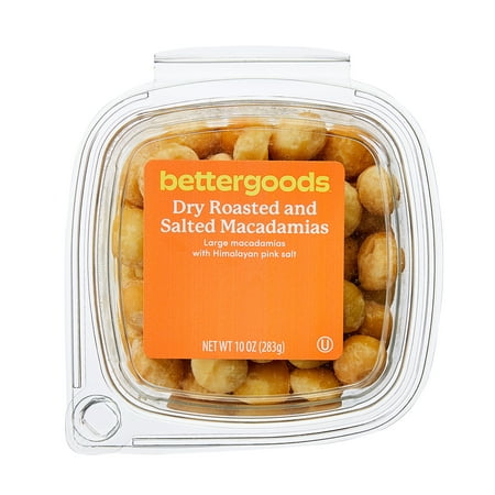 bettergoods Dry Roasted and Salted Macadamias, 10 oz