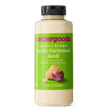 bettergoods Expertly Blended Garlic Parmesan Aioli Spread, 12 fl oz