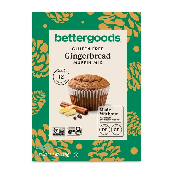 bettergoods Gluten Free Gingerbread Muffin Mix Carton, 15.6 oz