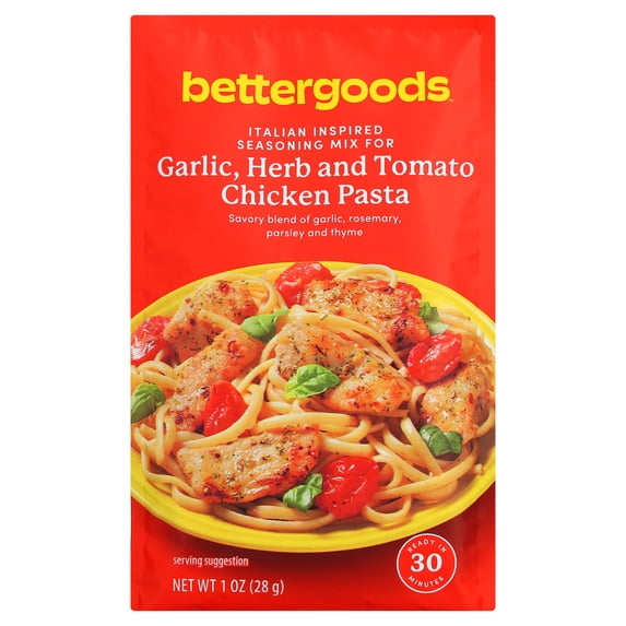 bettergoods Seasoning Mix for Garlic, Herb and Tomato Chicken Pasta, 1 oz
