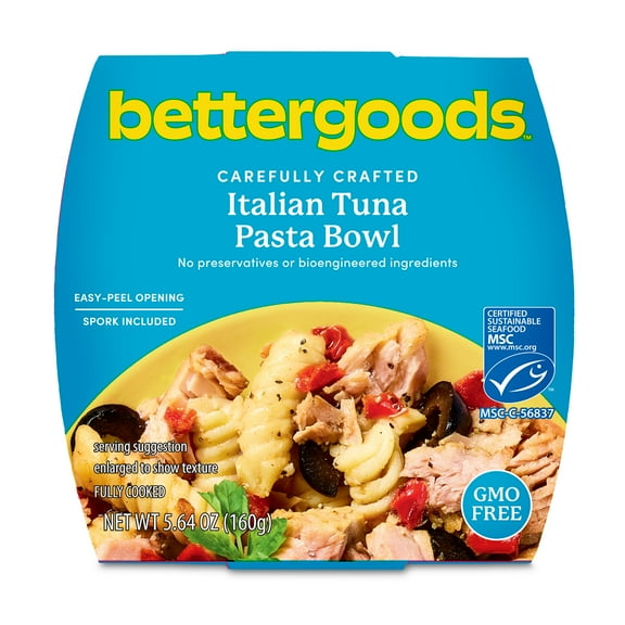 bettergoods Italian Tuna Pasta Bowl, MSC Certified, 5.64 oz