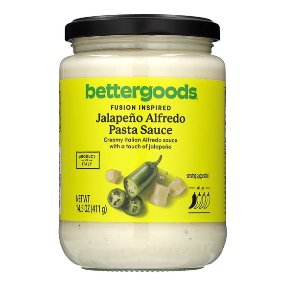 bettergoods Jalapeno Alfredo Pasta Sauce, 14.5 oz