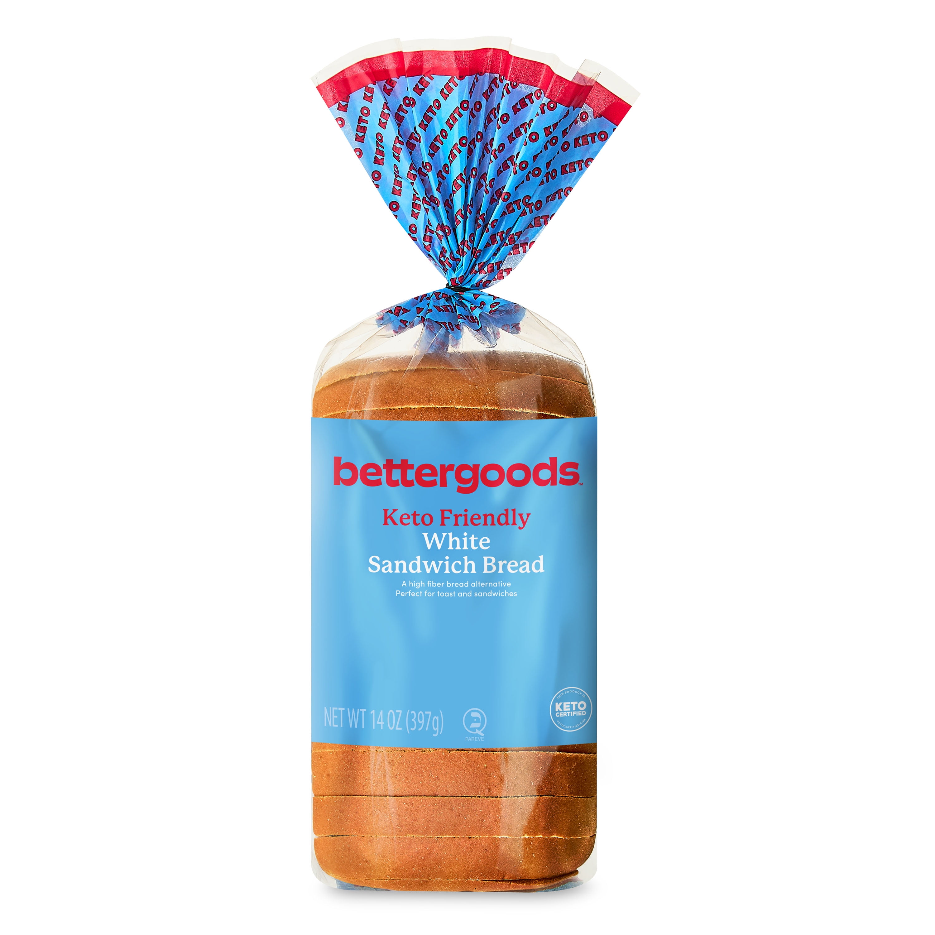 bettergoods Keto Friendly White Sandwich Bread, 14 oz